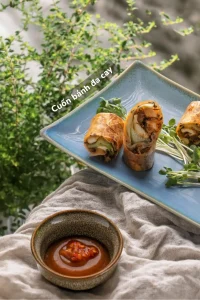 Cuốn bánh đa chay