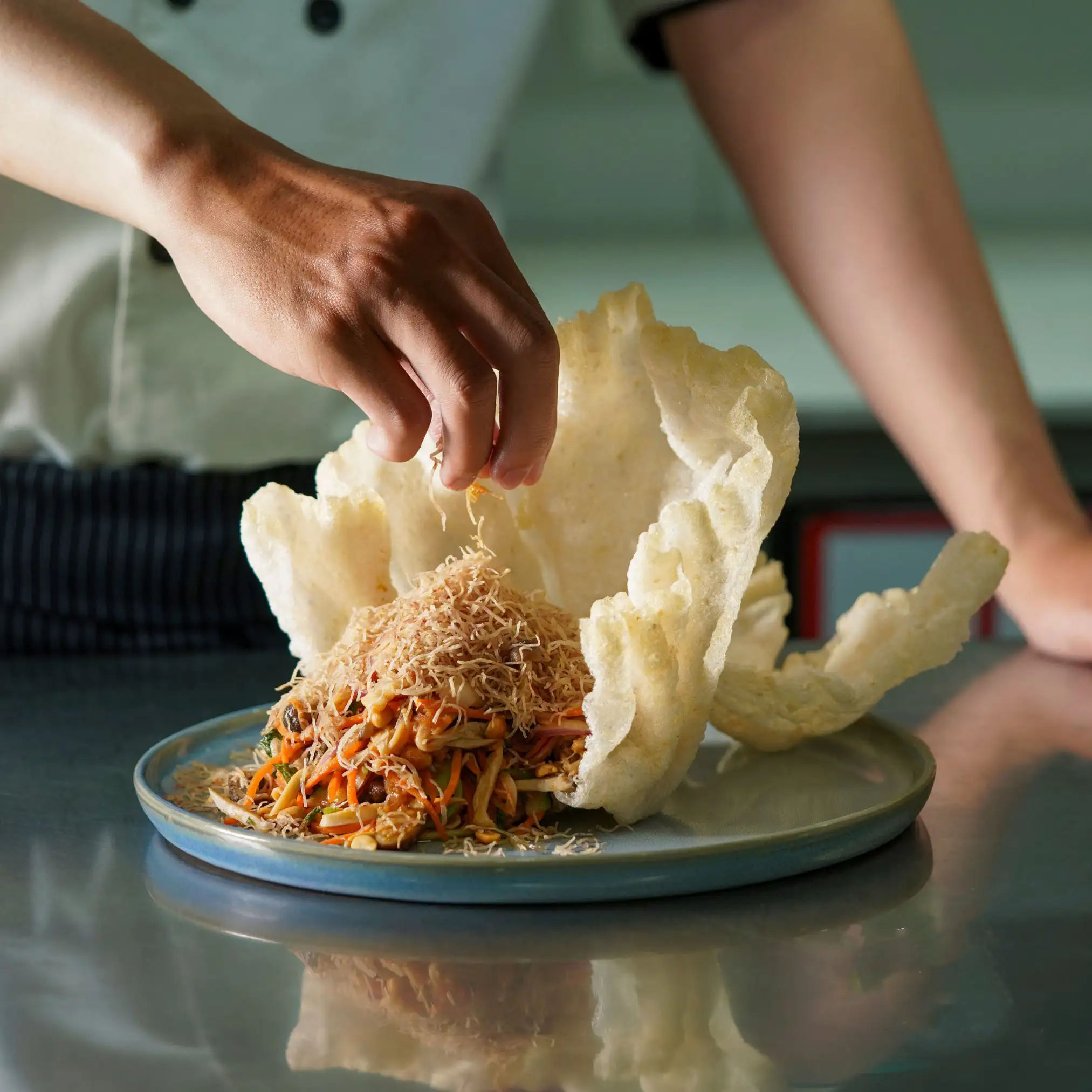 Gỏi nấm khoai môn